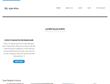 Tablet Screenshot of agileaether.com